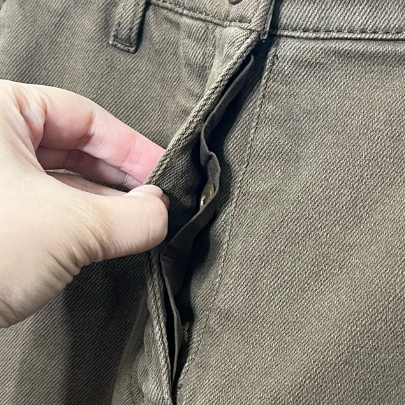 Wilfred Free Modern Cargo Pants Size 6 Brown Utility Cotton Stretch Street Style - Picture 9 of 12